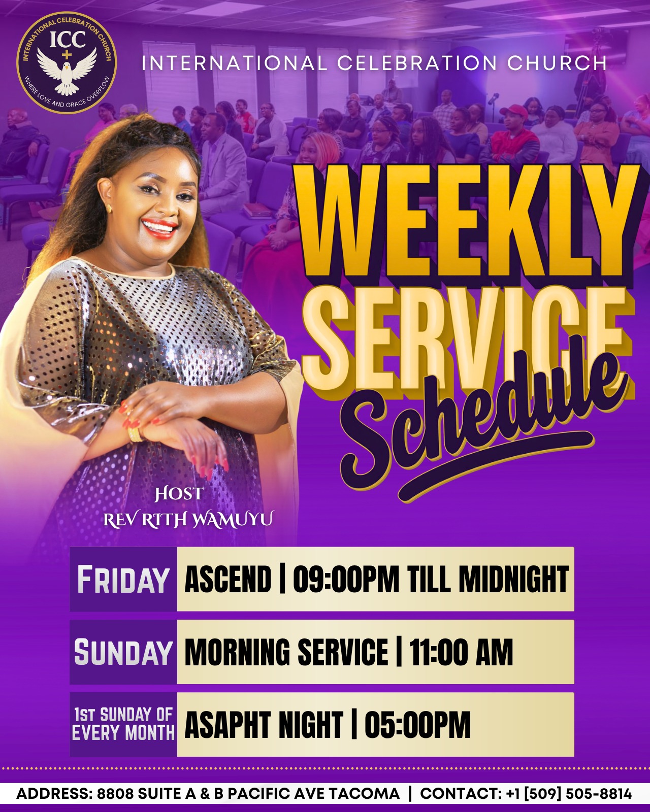 WEEKLY SERVICE Schedule